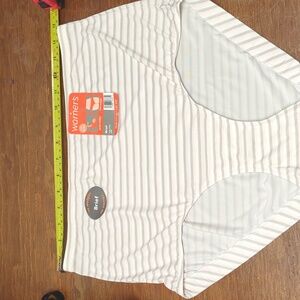 3X 10 Plus Women's Warner's No Pinch No Prob Brief Panties stripes 5739